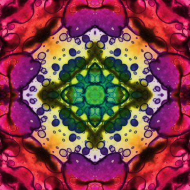 Kusursuz soyut kare deseni. Sonsuz bir arka plan. Sanat eseri. Yaratıcı desen