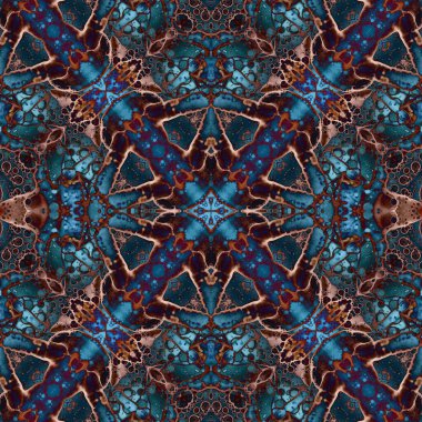 Kusursuz soyut kare deseni. Sonsuz bir arka plan. Sanat eseri. Yaratıcı desen