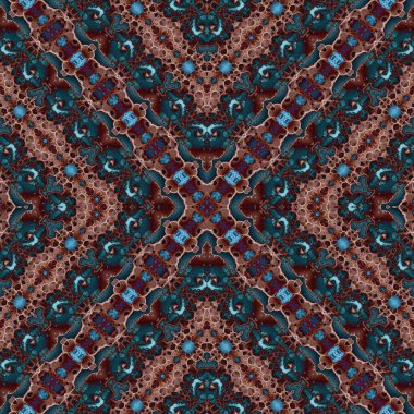 Kusursuz soyut kare deseni. Sonsuz bir arka plan. Sanat eseri. Yaratıcı desen