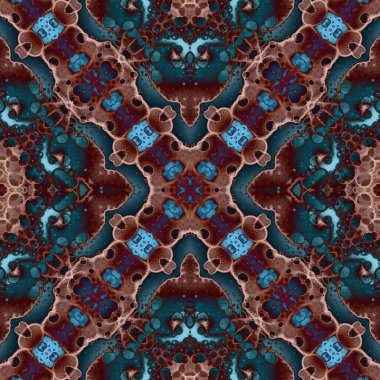 Kusursuz soyut kare deseni. Sonsuz bir arka plan. Sanat eseri. Yaratıcı desen