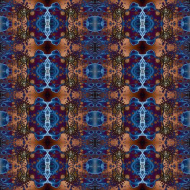 Kusursuz soyut kare deseni. Sonsuz bir arka plan. Sanat eseri. Yaratıcı desen