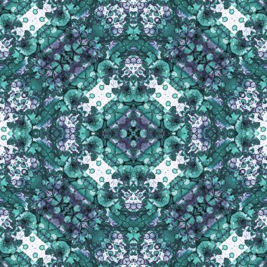 Kusursuz soyut kare deseni. Sonsuz bir arka plan. Sanat eseri. Yaratıcı desen