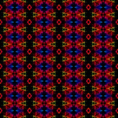 Kusursuz soyut kare deseni. Sonsuz bir arka plan. Sanat eseri. Yaratıcı desen