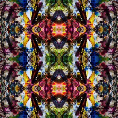 Kusursuz soyut kare deseni. Sonsuz bir arka plan. Sanat eseri. Yaratıcı desen