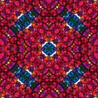 Kusursuz soyut kare deseni. Sonsuz bir arka plan. Sanat eseri. Yaratıcı desen