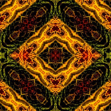 Kusursuz soyut kare deseni. Sonsuz bir arka plan. Sanat eseri. Yaratıcı desen