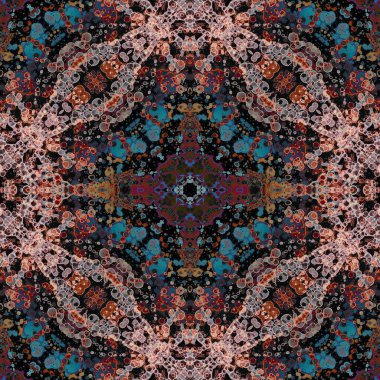 Kusursuz soyut kare deseni. Sonsuz bir arka plan. Sanat eseri. Yaratıcı desen