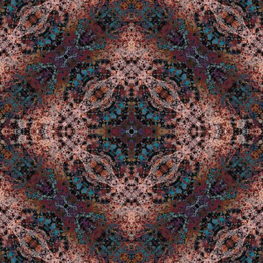 Kusursuz soyut kare deseni. Sonsuz bir arka plan. Sanat eseri. Yaratıcı desen