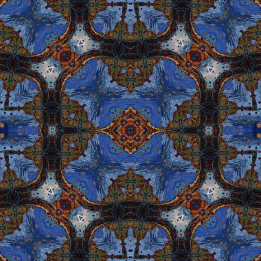 Kusursuz soyut kare deseni. Sonsuz bir arka plan. Sanat eseri. Yaratıcı desen