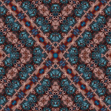 Kusursuz soyut kare deseni. Sonsuz bir arka plan. Sanat eseri. Yaratıcı desen