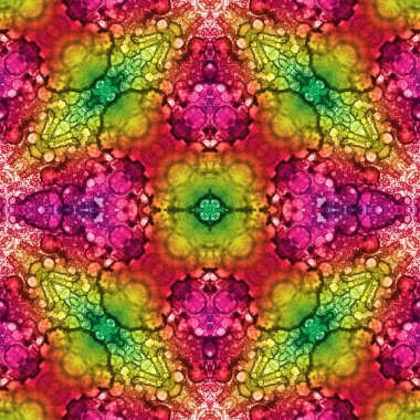 Kusursuz soyut kare deseni. Sonsuz bir arka plan. Sanat eseri. Yaratıcı desen