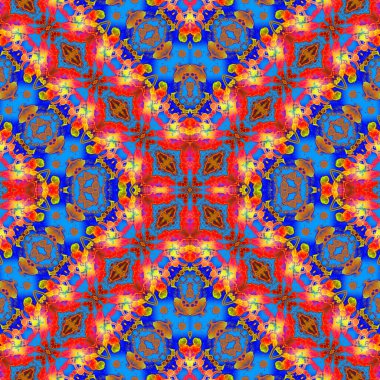 Kusursuz soyut kare deseni. Sonsuz bir arka plan. Sanat eseri. Yaratıcı desen