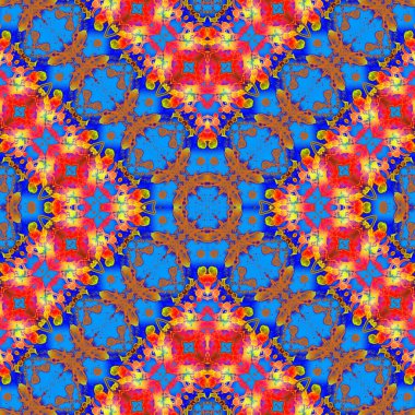 Kusursuz soyut kare deseni. Sonsuz bir arka plan. Sanat eseri. Yaratıcı desen