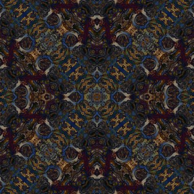 Kusursuz soyut kare deseni. Sonsuz bir arka plan. Sanat eseri. Yaratıcı desen