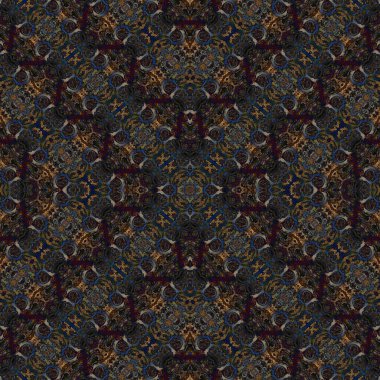 Kusursuz soyut kare deseni. Sonsuz bir arka plan. Sanat eseri. Yaratıcı desen