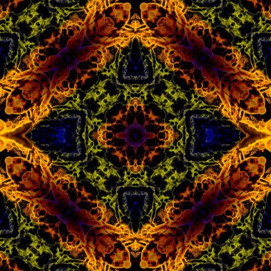 Kusursuz soyut kare deseni. Sonsuz bir arka plan. Sanat eseri. Yaratıcı desen