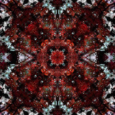 Kusursuz soyut kare deseni. Sonsuz bir arka plan. Sanat eseri. Yaratıcı desen