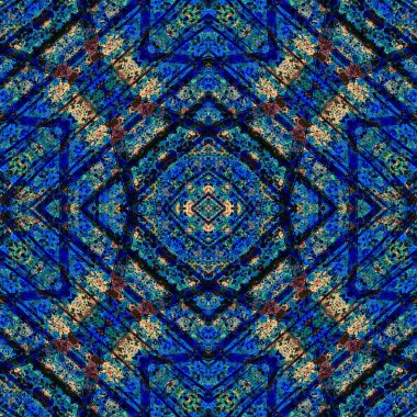 Kusursuz soyut kare deseni. Sonsuz bir arka plan. Sanat eseri. Yaratıcı desen