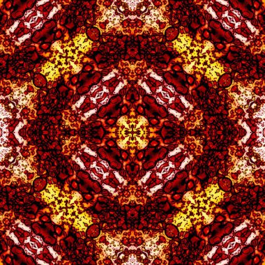 Kusursuz soyut kare deseni. Sonsuz bir arka plan. Sanat eseri. Yaratıcı desen