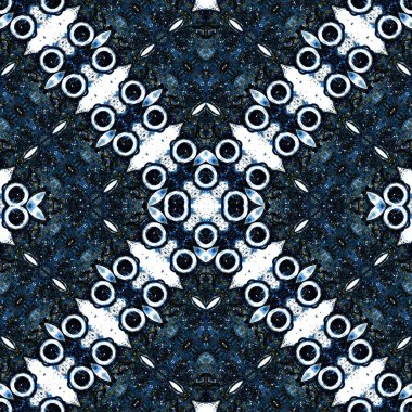 Kusursuz soyut kare deseni. Sonsuz bir arka plan. Sanat eseri. Yaratıcı desen