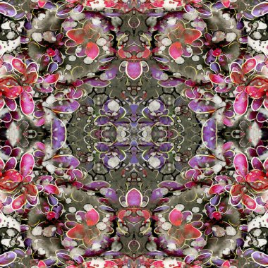 Kusursuz soyut desen. Sonsuz doku. Sanat eseri. Yaratıcı doku