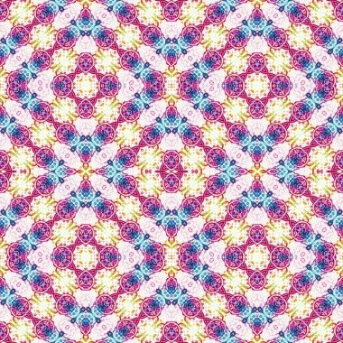 Kusursuz soyut kare deseni. Kaleydoskop deseni. Yaratıcı doku. sonsuz desen
