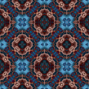 Kusursuz soyut kare deseni. Kaleydoskop deseni. Yaratıcı doku. sonsuz desen