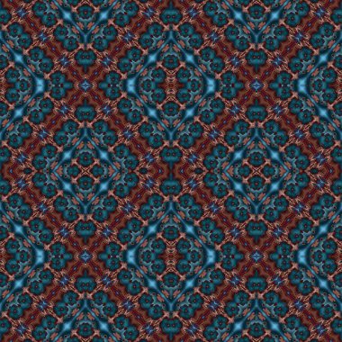 Kusursuz soyut kare deseni. Kaleydoskop deseni. Yaratıcı doku. sonsuz desen