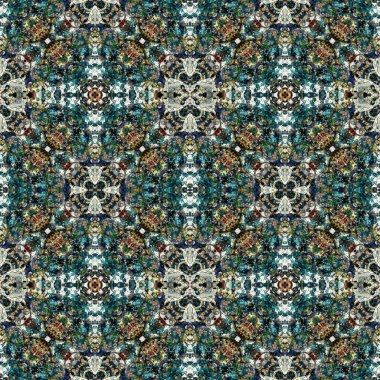 Kusursuz soyut kare deseni. Kaleydoskop deseni. Yaratıcı doku. sonsuz desen