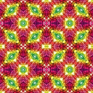 Kusursuz soyut kare deseni. Kaleydoskop deseni. Yaratıcı doku. sonsuz desen