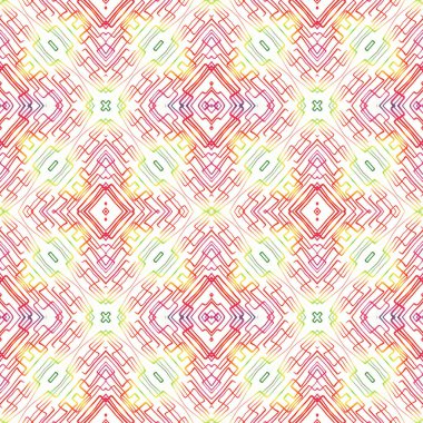 Kusursuz soyut kare deseni. Kaleydoskop deseni. Yaratıcı doku. sonsuz desen