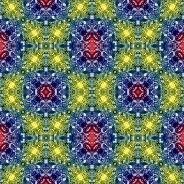 Kusursuz soyut kare deseni. Kaleydoskop deseni. Yaratıcı doku. sonsuz desen