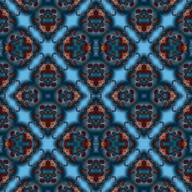 Kusursuz soyut kare deseni. Kaleydoskop deseni. Yaratıcı doku. sonsuz desen