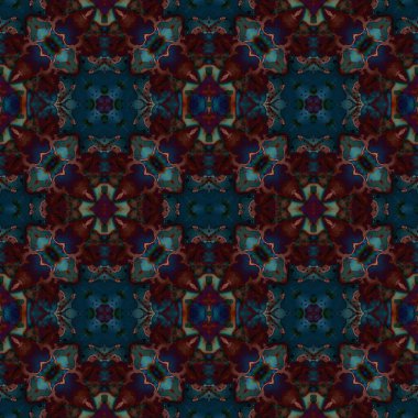 Kusursuz soyut kare deseni. Kaleydoskop deseni. Yaratıcı doku. sonsuz desen