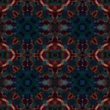 Kusursuz soyut kare deseni. Kaleydoskop deseni. Yaratıcı doku. sonsuz desen