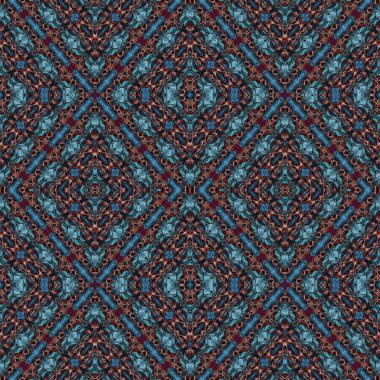 Kusursuz soyut kare deseni. Kaleydoskop deseni. Yaratıcı doku. sonsuz desen