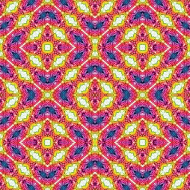 Kusursuz soyut kare deseni. Kaleydoskop deseni. Yaratıcı doku. sonsuz desen