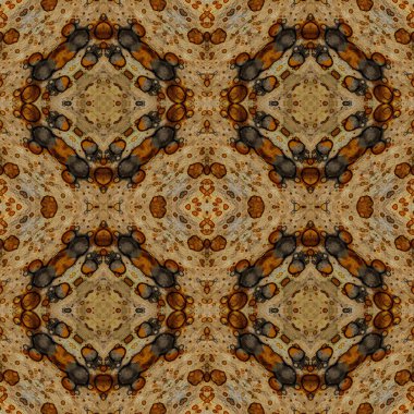 Kusursuz soyut kare deseni. Kaleydoskop deseni. Yaratıcı doku. sonsuz desen