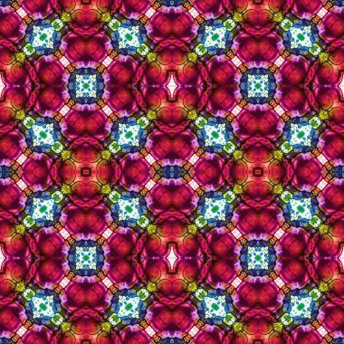 Kusursuz soyut kare deseni. Kaleydoskop deseni. Yaratıcı doku. sonsuz desen