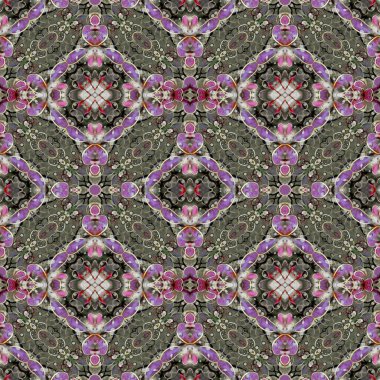 Kusursuz soyut kare deseni. Kaleydoskop deseni. Yaratıcı doku. sonsuz desen