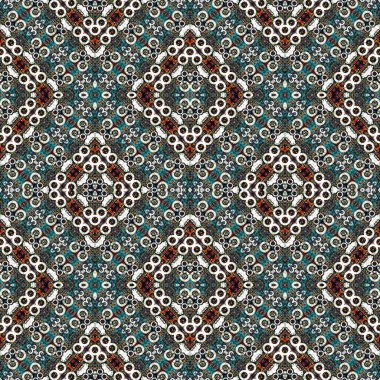 Kusursuz soyut kare deseni. Kaleydoskop deseni. Yaratıcı doku. sonsuz desen