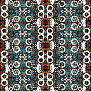 Kusursuz soyut kare deseni. Kaleydoskop deseni. Yaratıcı doku. sonsuz desen