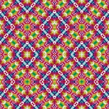 Kusursuz soyut kare deseni. Kaleydoskop deseni. Yaratıcı doku. sonsuz desen