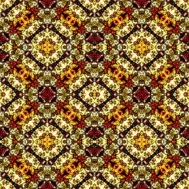 Kusursuz soyut kare deseni. Kaleydoskop deseni. Yaratıcı doku. sonsuz desen