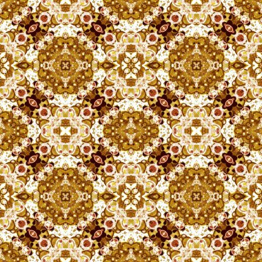 Kusursuz soyut kare deseni. Kaleydoskop deseni. Yaratıcı doku. sonsuz desen