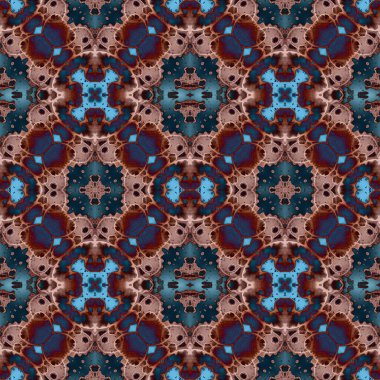 Kusursuz soyut kare deseni. Kaleydoskop deseni. Yaratıcı doku. sonsuz desen