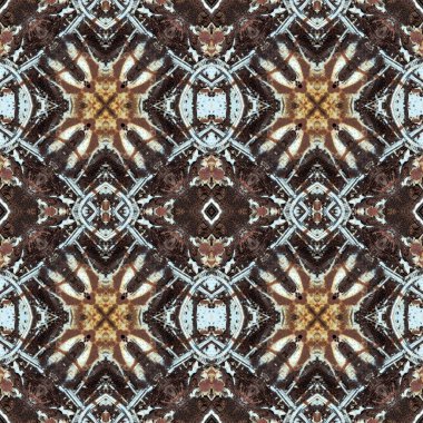 Kusursuz soyut kare deseni. Kaleydoskop deseni. Yaratıcı doku. sonsuz desen