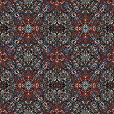 Kusursuz soyut kare deseni. Kaleydoskop deseni. Yaratıcı doku. sonsuz desen