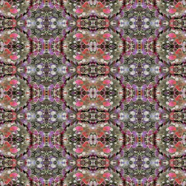 Kusursuz soyut kare deseni. Kaleydoskop deseni. Yaratıcı doku. sonsuz desen