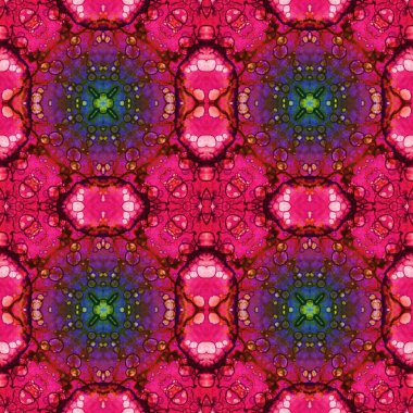 Kusursuz soyut kare deseni. Kaleydoskop deseni. Yaratıcı doku. sonsuz desen